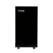 V-TAC 10.24kWh álló lítium akkumulátor, IP20, fekete - SKU 12282