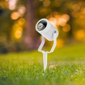 V-TAC földbe szúrható IP65 lámpatest, GU10 foglalattal, fehér házzal - SKU 24228