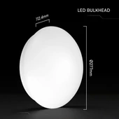 V-TAC mikrohullámú szenzoros lámpatest, 2 db E27 foglalattal - SKU 24359