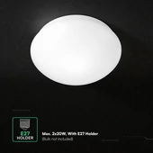 V-TAC mikrohullámú szenzoros lámpatest, 2 db E27 foglalattal - SKU 24359