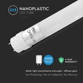 V-TAC LED fénycső CREE SMD-vel, 60cm T8 9W természetes fehér - SKU 216516