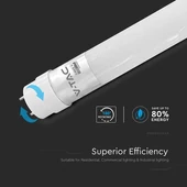 V-TAC LED fénycső CREE SMD-vel, 60cm T8 9W természetes fehér - SKU 216516