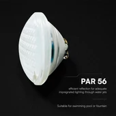 V-TAC 12W LED PAR56 medencevilágítás, IP68, hideg fehér - SKU 217559