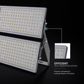 V-TAC SHP 500W CREE LED reflektor, 135 Lm/W, 1 méter kábel, természetes fehér - SKU 230896