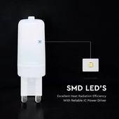 V-TAC G9 LED égő 230V 2,2W természetes fehér - SKU 24025
