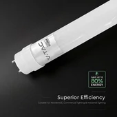 V-TAC EVO LED fénycső 60cm T8 7W természetes fehér 150 Lm/W - SKU 240646