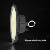 V-TAC csarnokvilágító LED lámpa 100W 110° hideg fehér, IP65, 115 Lm/W - SKU 24074