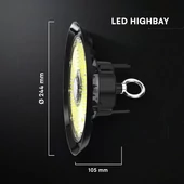 V-TAC CREE LED csarnokvilágító lámpa, 100W, 135 Lm/W, hideg fehér - SKU 240746