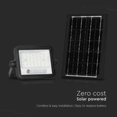V-TAC 8W napelemes LED reflektor, 2000K - 8000K között állítható színhőmérséklettel - SKU 24082
