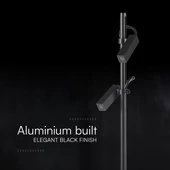 V-TAC DC24V 2x2W LED alumínium leszúrható lámpa, fekete ház, természetes fehér - SKU 24229