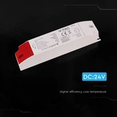V-TAC IP44 műanyagházas LED tápegység 24V 36W 1.5A - SKU 24249