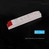 V-TAC IP44 műanyagházas LED tápegység 24V 100W 4.15A - SKU 24251