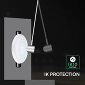 V-TAC CREE SMD LED lámpatest, szenzorral, állítható színhőmérséklet és teljesítmény - SKU 24360