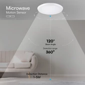 V-TAC CREE SMD LED lámpatest, szenzorral, állítható színhőmérséklet és teljesítmény - SKU 24360