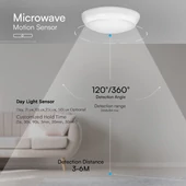 V-TAC CREE LED állítható teljesítményű, szenzorral és vészakkus CCT lámpa IP54 - SKU 812-24-6