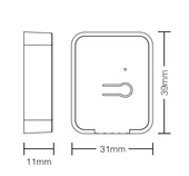 MiLight 3V mini 3 zónás kapcsoló okosító, rádiós vezérlő - PUSH2-3