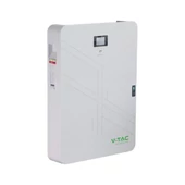 V-TAC szolár 51,2V 14.33 kWh napelem inverterekhez való ultravékony akkumulátor, fehér - SKU 12713