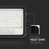 V-TAC 100W napelemes LED reflektor, 2000K - 8000K között állítható színhőmérséklettel - SKU 24083