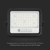 V-TAC 100W napelemes LED reflektor, 2000K - 8000K között állítható színhőmérséklettel - SKU 24083
