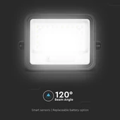 V-TAC 100W napelemes LED reflektor, 2000K - 8000K között állítható színhőmérséklettel - SKU 24083
