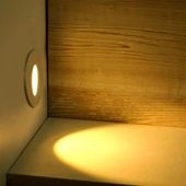 V-TAC 3W beltéri LED lépcsővilágítás, kerek, természetes fehér - SKU 211208