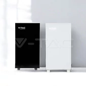 V-TAC 5.12kWh álló lítium akkumulátor, IP20, fehér - SKU 12278