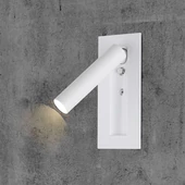 V-TAC falba süllyeszthető 2W CREE LED olvasólámpa, meleg fehér, fehér ház - SKU 239986
