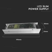 V-TAC fémházas LED tápegység 24V 120W 5A - SKU 3262