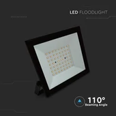 V-TAC FN-széria LED reflektor 50W hideg fehér, fekete házzal - SKU 23990