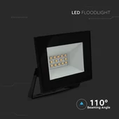 V-TAC FN-széria mini LED reflektor 10W természetes fehér, fekete házzal - SKU 23972