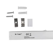 V-TAC LED lámpa 30cm T5 4W beépített kapcsolóval természetes fehér - SKU 21690