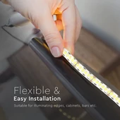 V-TAC LED szalag IP20 SMD 2835 chip 240 db/m hideg fehér CRI>95 - SKU 333
