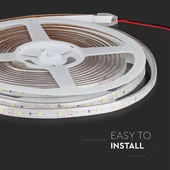 V-TAC LED szalag IP65 SMD 3528 chip 60 db/m hideg fehér, 80LM/W - SKU 212031