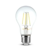 V-TAC 4W E27 meleg fehér dimmelhető filament LED égő - SKU 4364