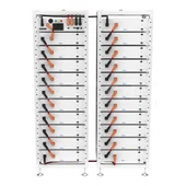 V-TAC 21 db LiFePO4 5.12 kWh DEYE BOS-A160 kWh akkumulátor rendszer álvánnyal - SKU 12657