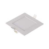 V-TAC süllyeszthető szögletes fémházas LED panel 6W hideg fehér - SKU 214865