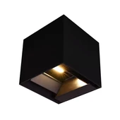 V-TAC 9W COB LED szolár fali fekete lámpa, szenzorral, állítható színhőmérséklettel - SKU 23770