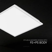 V-TAC süllyeszthető Back-Lit LED panel természetes fehér 40W 60 x 60cm, 120 Lm/W - SKU 24143