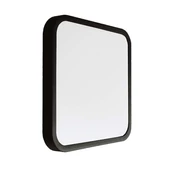 V-TAC PRO négyzet 18W lámpa, IP44, fekete kerettel, meleg fehér - SKU 76421-24