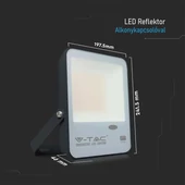 V-TAC LED reflektor 50W hideg fehér 100 Lm/W, beépített alkonykapcsolóval - SKU 20174