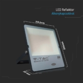 Kép 4/8 - V-TAC LED reflektor 150W meleg fehér 100 Lm/W, beépített alkonykapcsolóval - SKU 20178
