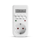 Delight digitális kapcsolóóra - visszajelző LED-del - 250V - 16A