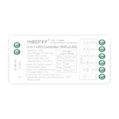 MiLight Smart 5in1 zónázható rádiófrekvenciás + WiFi vezérlő, 5 csatornás - SW5
