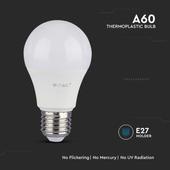 Kép 5/8 - V-TAC 10.5W E27 hideg fehér A60 LED égő, 100 Lm/W - SKU 21179