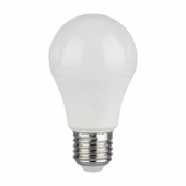 Kép 1/6 - V-TAC 10.5W E27 meleg fehér A60 LED égő, 100 Lm/W - SKU 217350