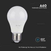 Kép 5/8 - V-TAC 10.5W E27 természetes fehér A60 LED égő, 100 Lm/W - SKU 21178