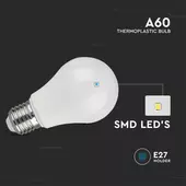 Kép 3/6 - V-TAC 10.5W E27 természetes fehér A60 LED égő - SKU 217349