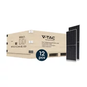 V-TAC 10kW háromfázisú hibrid inverter, 2x12 db 410W napelem és 10kWh akkumulátor szett - SKU 100172