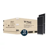 V-TAC 10kW háromfázisú hibrid inverter, 2x12 db 410W napelem és 10kWh akkumulátor szett - SKU 100173
