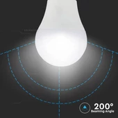 V-TAC 10W E27 meleg fehér CRI>95 LED égő - SKU 7479
